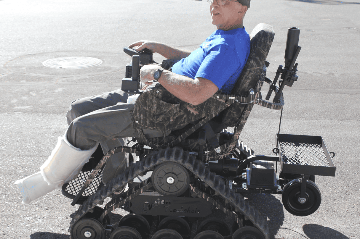 wheelchair tank donated